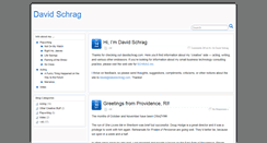 Desktop Screenshot of davidschrag.com
